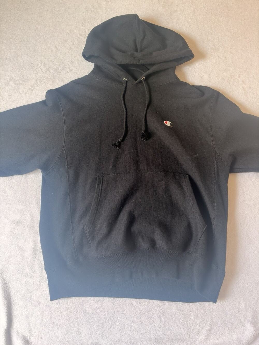 Champion Reverse Weave Hoodie Black Mens Size Medium